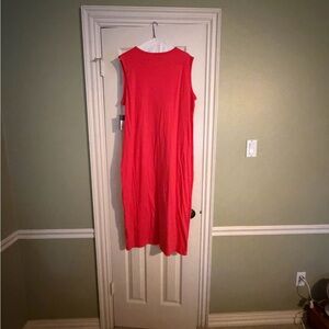 NWT Coral Sleeveless Dress